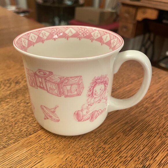 "A Gift For a Girl" Themed Coffee/Tea Cup Mug by Queen's Made in India - Picture 1 of 5